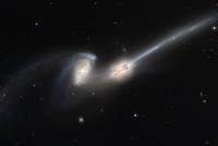 Mäusegalaxien NGC 4676A und NGC 4676B