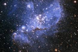 Kleine Magellansche Wolke vom Hubble-Weltraumteleskop aufgenommen