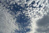Himmel mit Schäfchenwolken