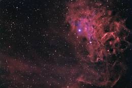 Diffuser Nebel IC 405, Sternbild Fuhrmann