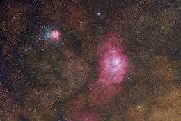 Lagunennebel M8 (NGC 6523), im Sternbild Schütze